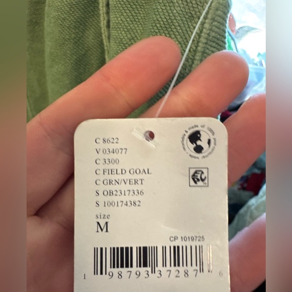 NWT Free People Score Board Pants - field goal green - Medium - Picture 9 of 9